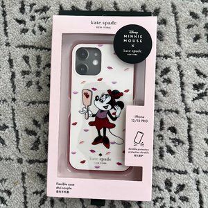 Kate Spade X Disney Minnie Mouse iPhone 12/12 PRO Flexible Phone Case New in Box